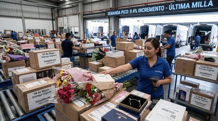 Día de las Madres aumenta hasta 9.4% las entregas de última milla