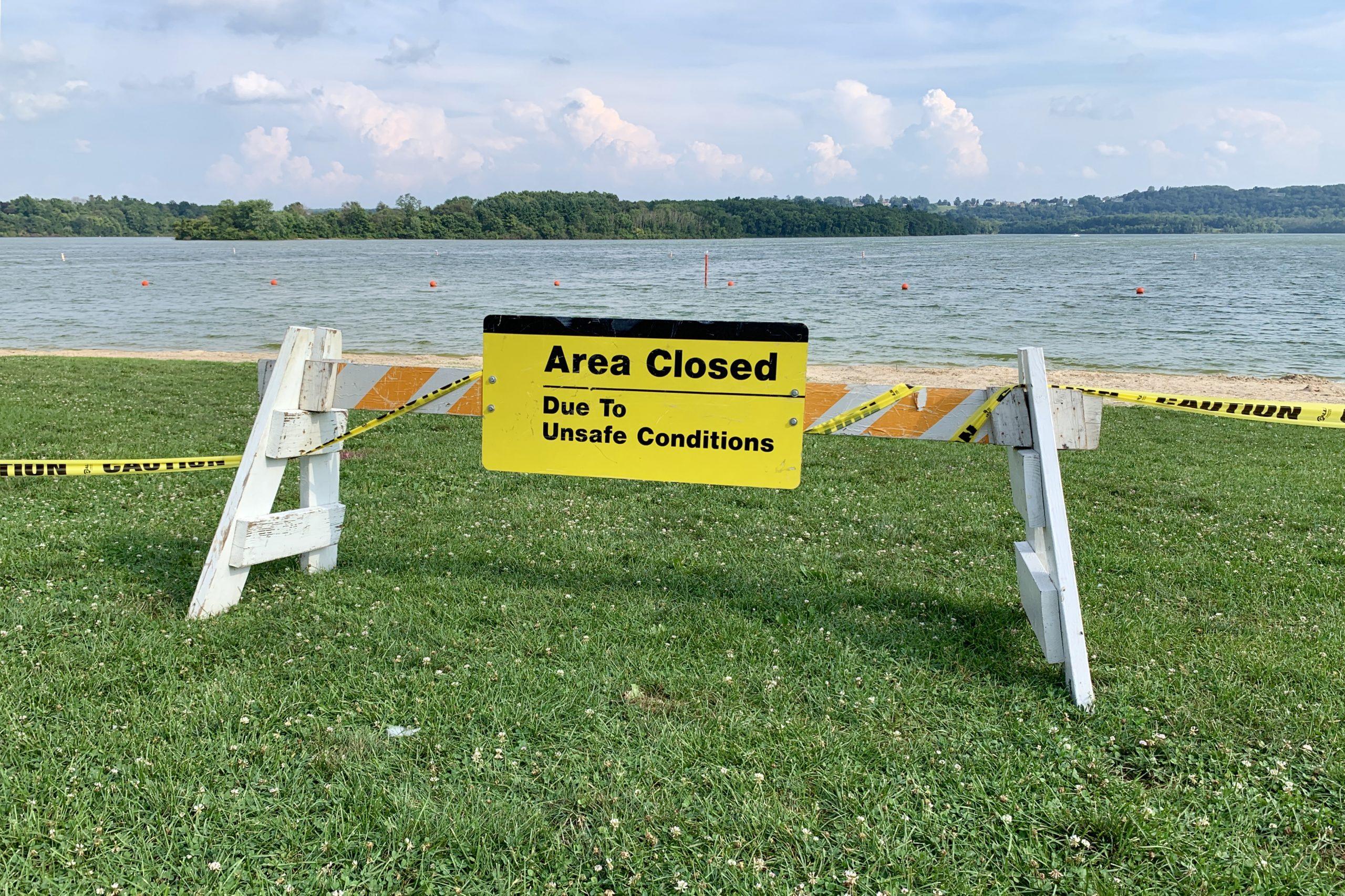 Blue Marsh Lake swim beach closed due to high bacteria levels