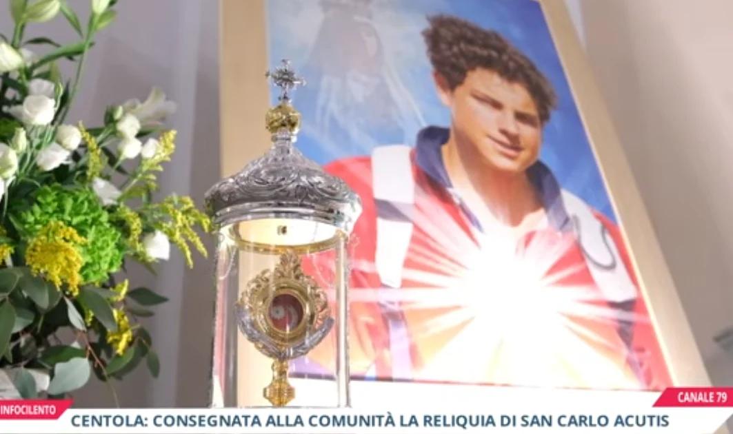 Centola: consegnata alla comunità la reliquia di San Carlo Acutis
