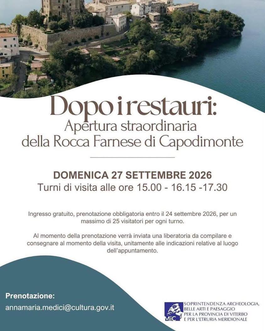🏛️ APERTURA STRAORDINARIA DI PALAZZO FARNESE A CAPODIMONTE 🏛️ Un’occasione speciale per scoprire e visitare un luogo r...