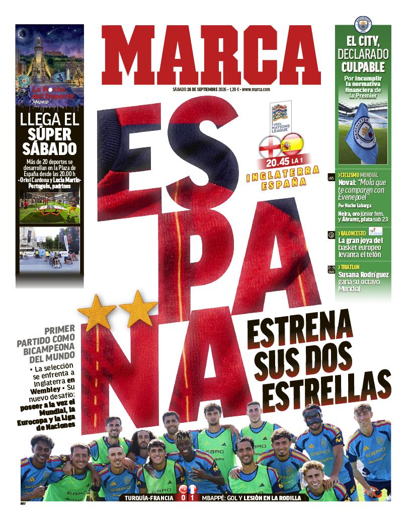 Consulta las Portadas de los principales periódicos deportivos