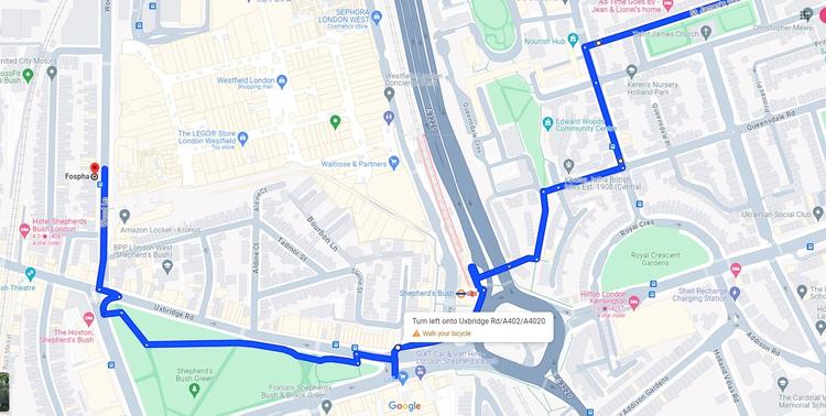 Part 9 of the 11km Piccadilly to Westfield Cycle to Westfield Shopping Centre