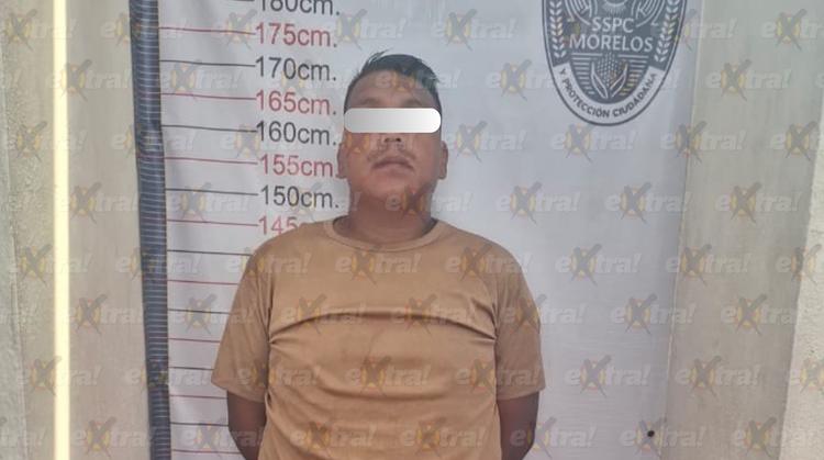 Cae extorsionador que amenazó con "papelito" a comerciantes en Cuautla