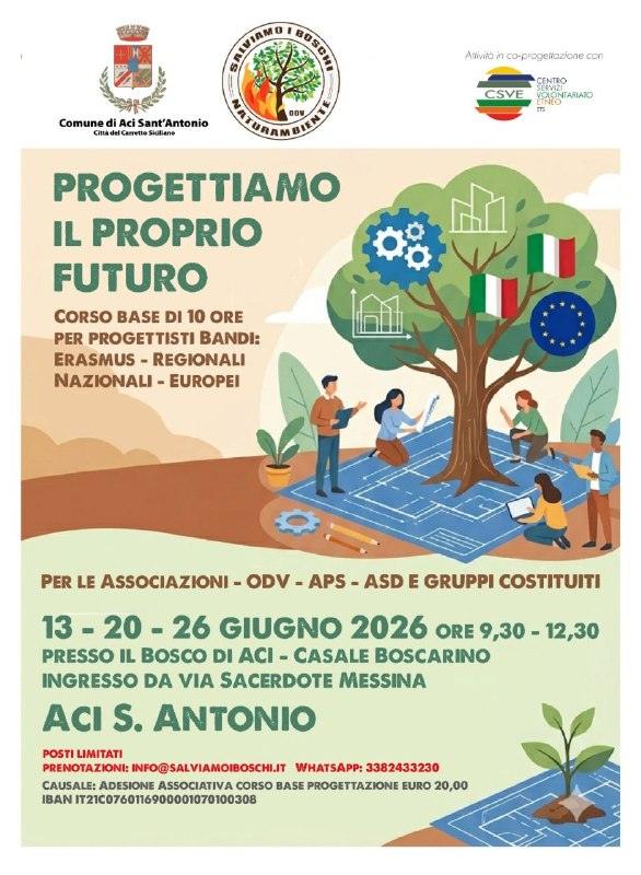 📐 𝗜𝗟 𝟭𝟯, 𝟮𝟬 𝗘 𝟮𝟲 𝗚𝗜𝗨𝗚𝗡𝗢 “𝗣𝗥𝗢𝗚𝗘𝗧𝗧𝗜𝗔𝗠𝗢 𝗜𝗟 𝗣𝗥𝗢𝗣𝗥𝗜𝗢 𝗙𝗨𝗧𝗨𝗥𝗢” 🌳 Parte il prossimo s...