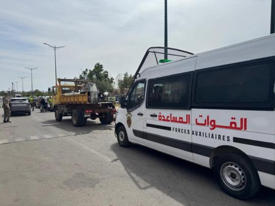 سلطات سيدي يوسف بن علي الجنوبي تواصل حملات تحرير الملك العمومي