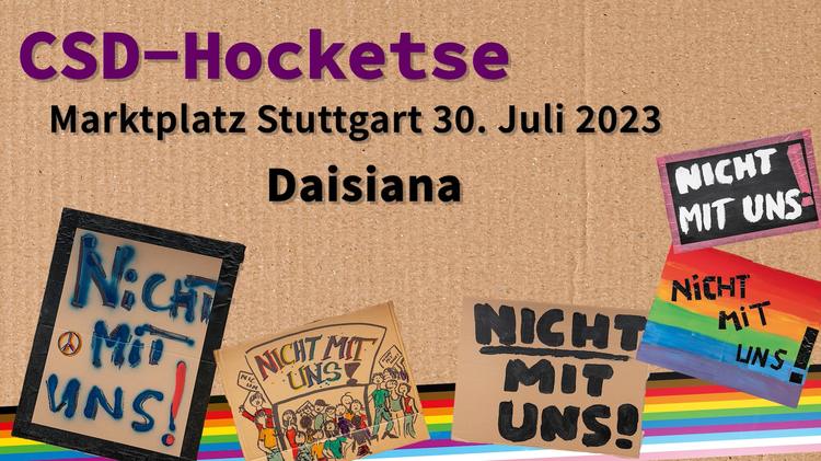 Stuttgart PRIDE 2023 • Hocketse: "Schlagerbrunch mit Daisiana"