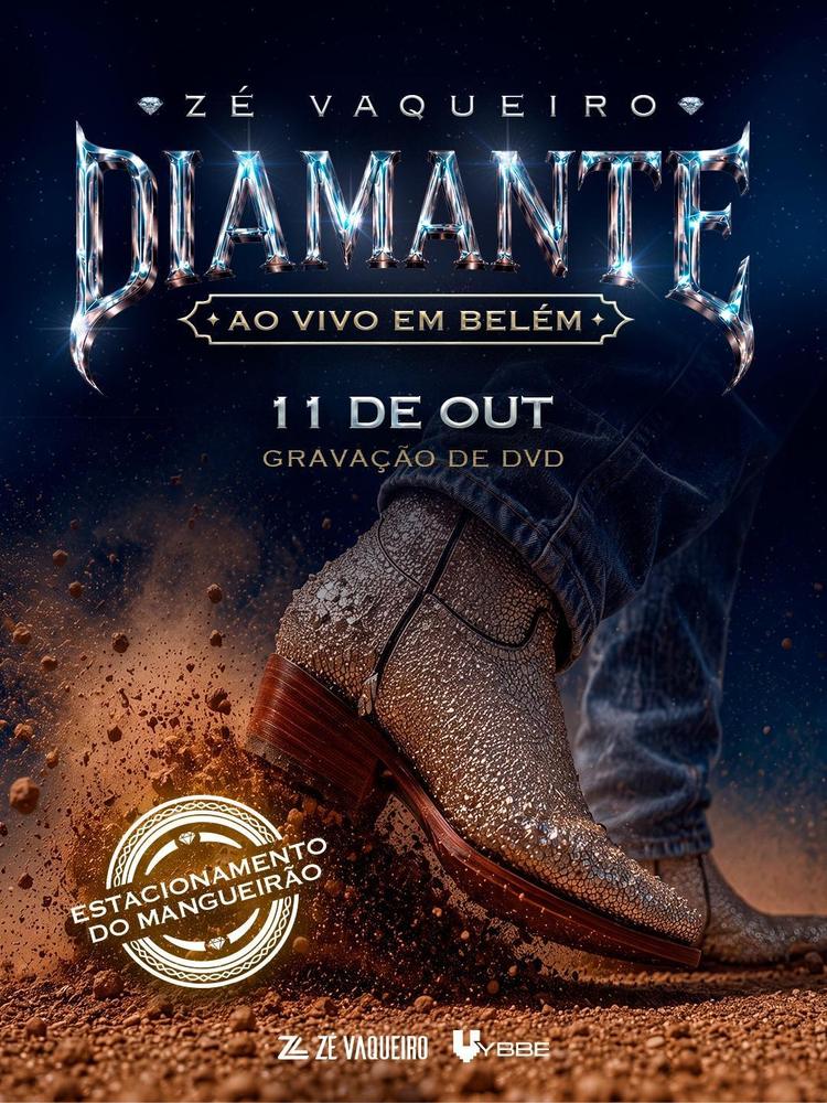 Zé Vaqueiro grava seu novo DVD “Diamante” no Estacionamento do Mangueirão em Belém dia 11 de outubro