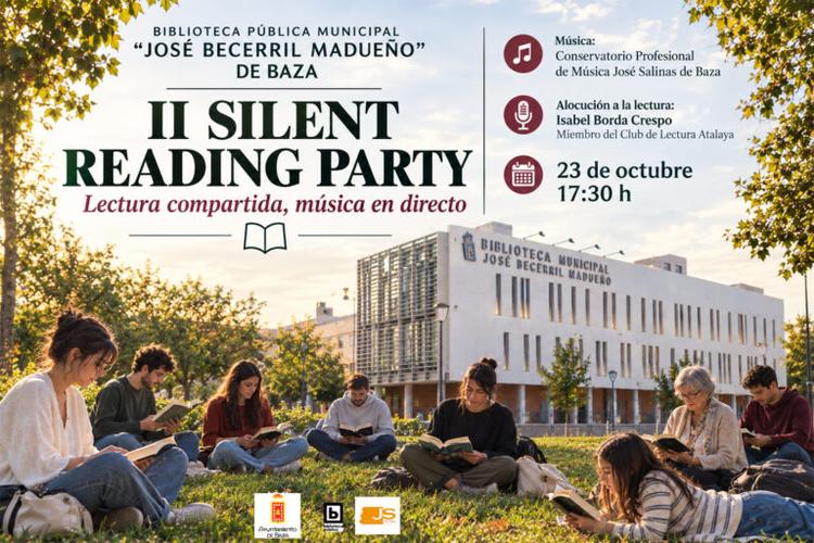 La Biblioteca Municipal de Baza celebra el 23 de octubre el II Silent Reading Party