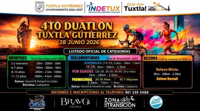 4TO DUATLON TUXTLA GUTIERREZ