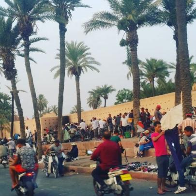 إخلاء جوطية “الدلالة” وجنبات سور بباب دكالة