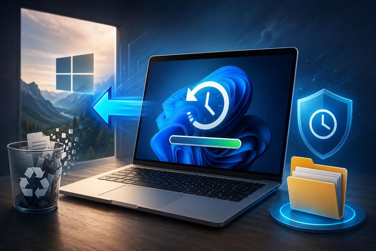 طريقة التحكم في فترة التراجع عن ترقيات ويندوز