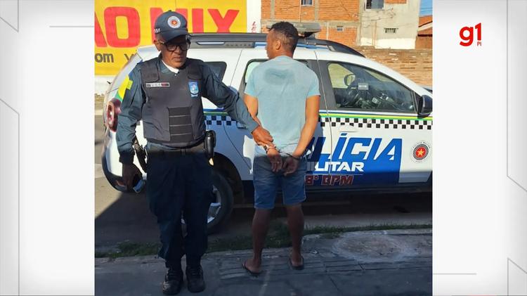 Suspeito de agredir companheira grávida é preso no Piauí; tentou fugir da polícia