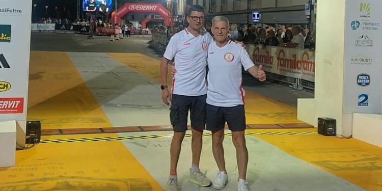 Podismo, i Vigili del Fuoco della Calabria protagonisti al Campionato Europeo del Giro delle Mura 2026 di Feltre FOTO