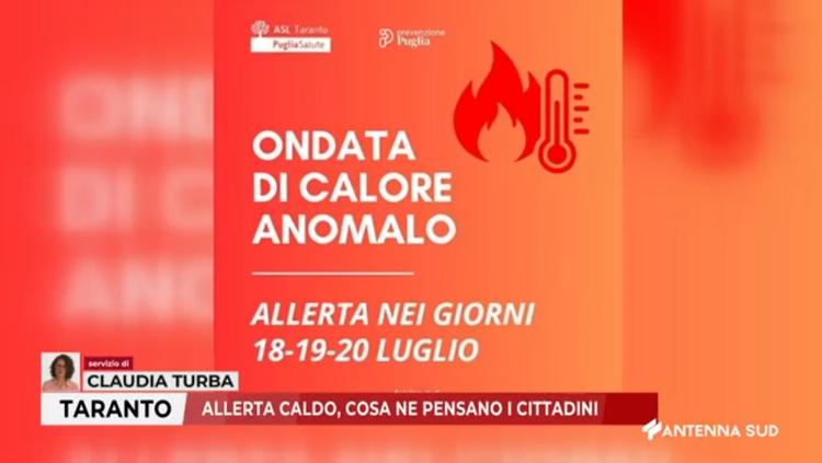 Taranto, allarme caldo. Cosa ne pensano i cittadini