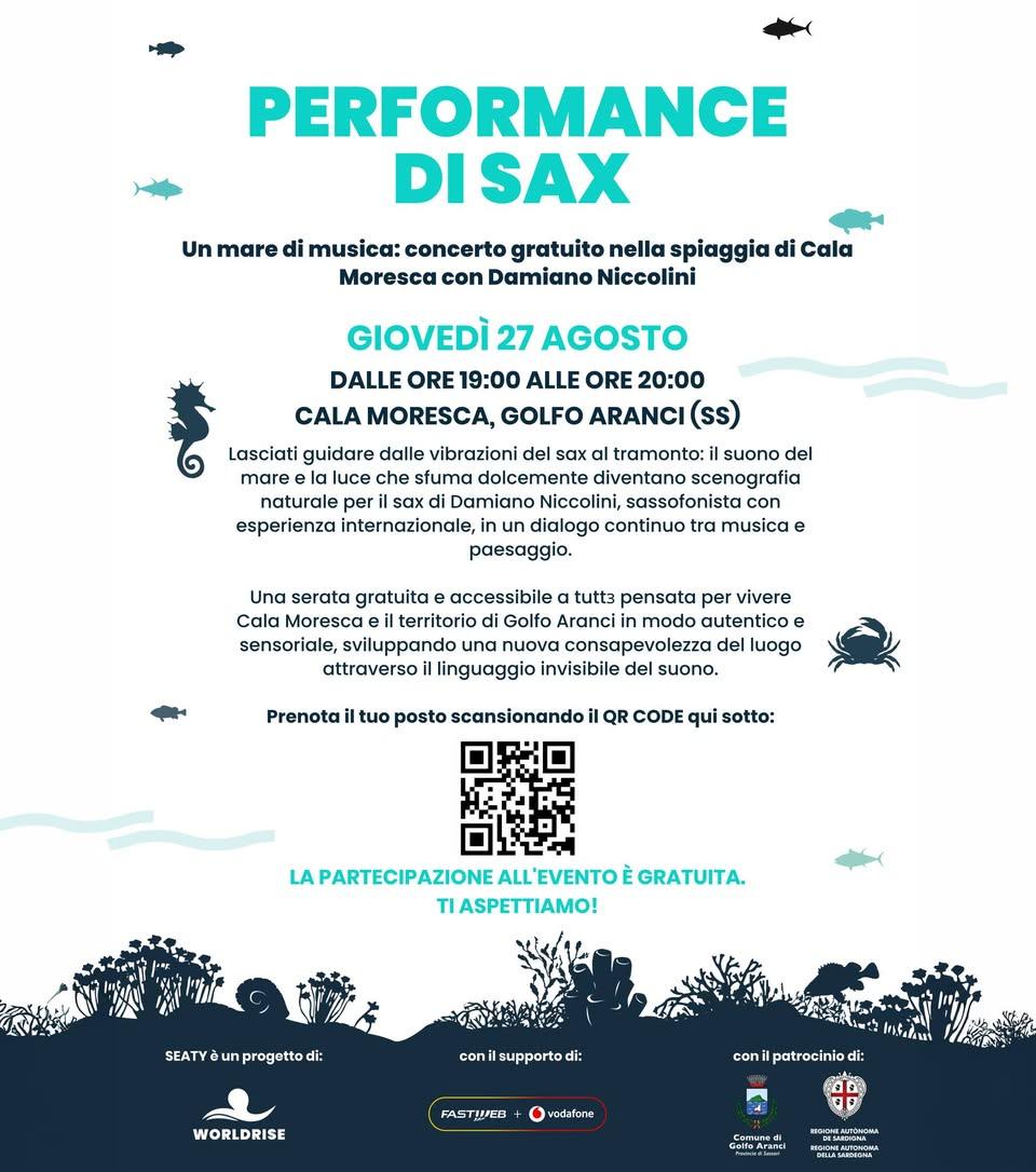 𝟐𝟕 𝐚𝐠𝐨𝐬𝐭𝐨 - 𝐂𝐨𝐧𝐜𝐞𝐫𝐭𝐨 𝐚 𝐂𝐚𝐥𝐚 𝐌𝐨𝐫𝐞𝐬𝐜𝐚 Giovedì 27 agosto, dalle 19:00 alle 20:00, la spiaggia d...