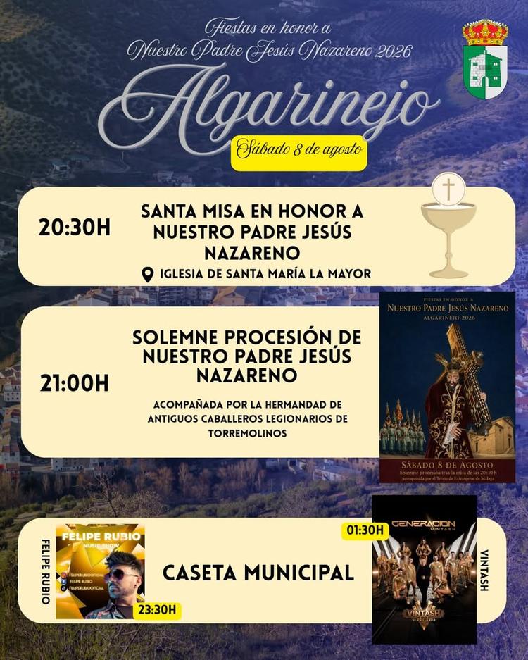 📅 SÁBADO 8 DE AGOSTO | El gran día 💙 Hoy vivimos el día grande de nuestras Fiestas Patronales. Una jornada muy especia...