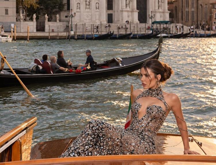 Le creazioni dello stilista milazzese Fabrizio Solarino sulle passerelle della Mostra del Cinema di Venezia