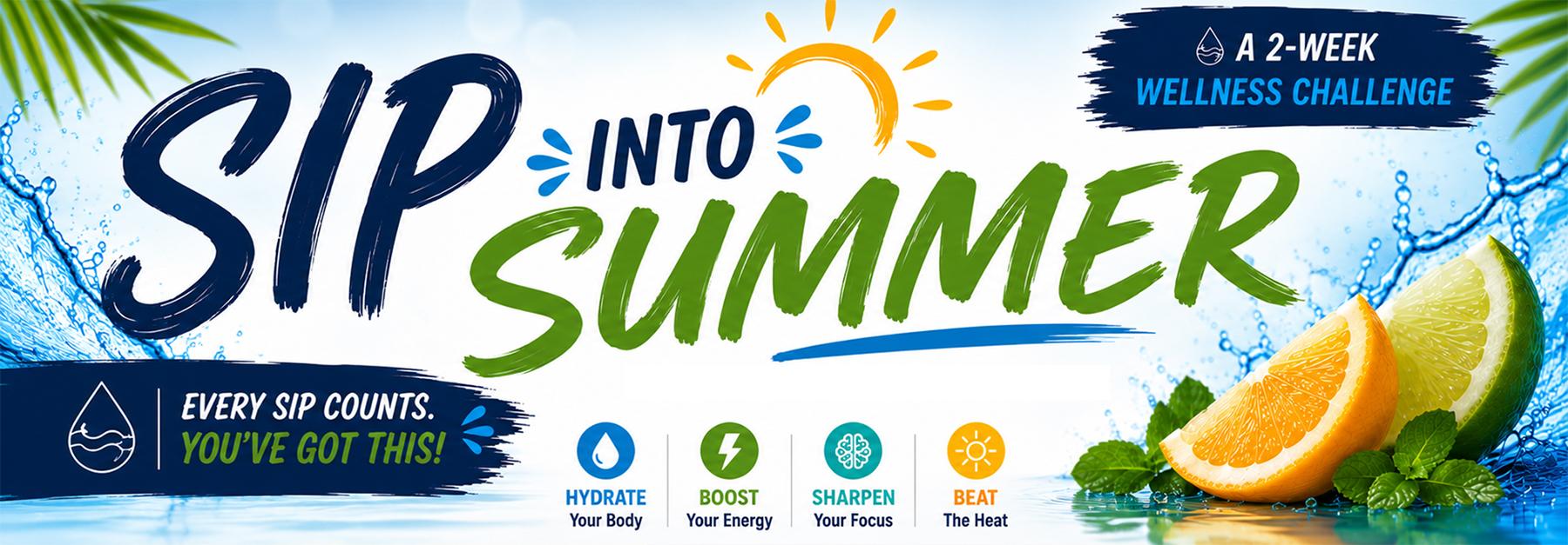 Sip into Summer challenge underway