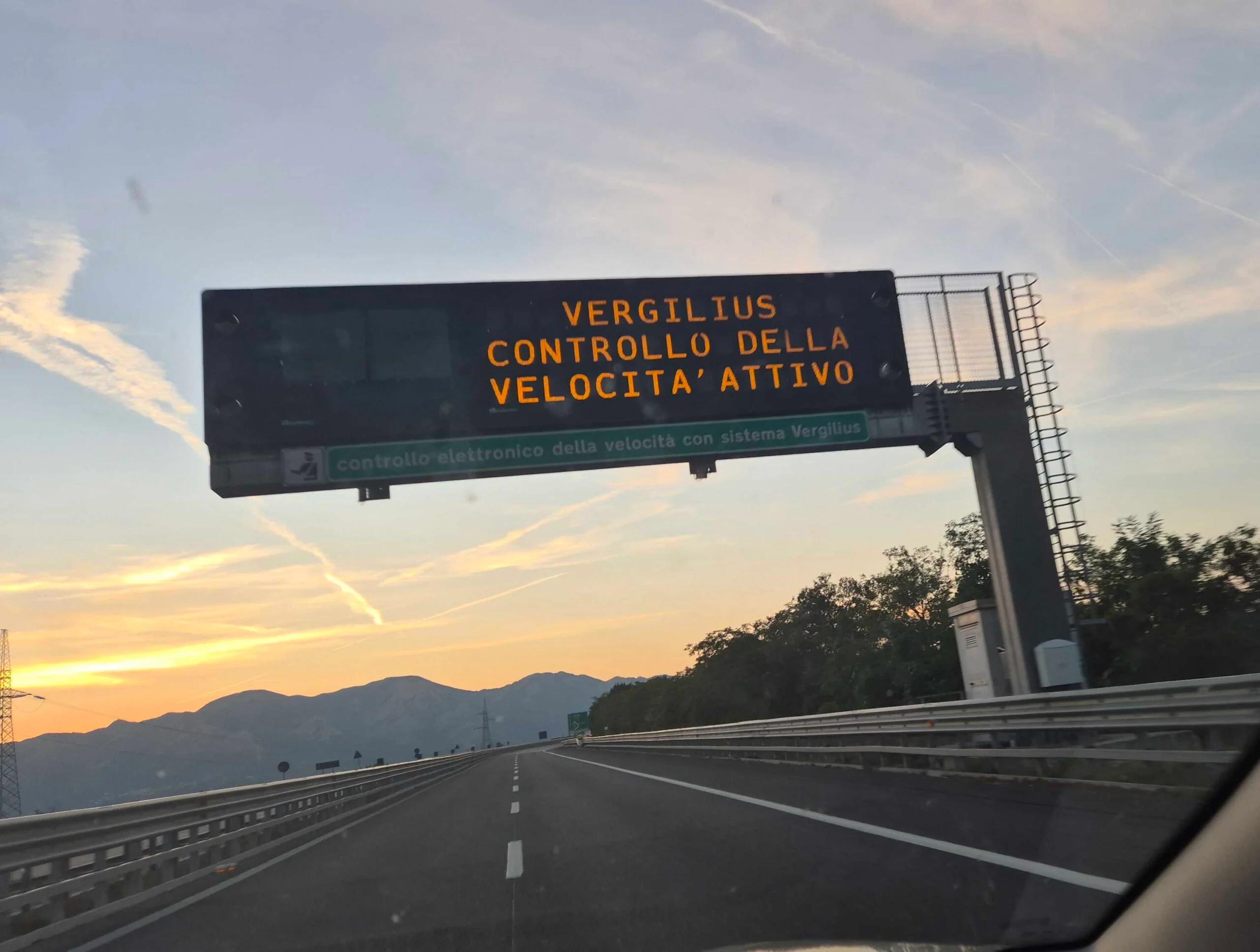 A2 del Mediterraneo, attivo il Vergilius tra Padula e Salerno: sanzioni fino a 3.382 euro