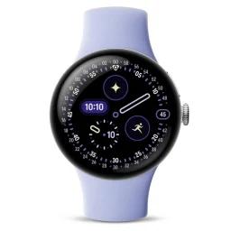 Google Pixel Watch 4 on white background