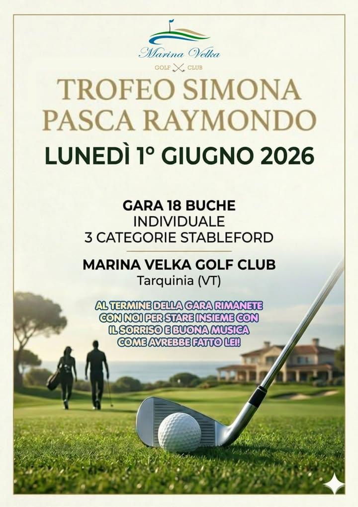 Lunedì 1° Giugno sarà un giorno speciale da vivere insieme. Con il cuore vi invitiamo a partecipare al I TROFEO SIMONA P...