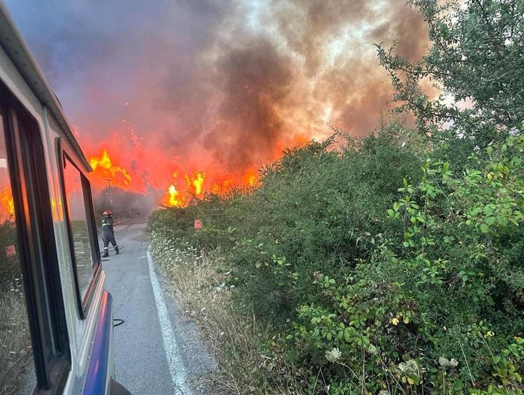 Italia activa de emergencia por la ola de incendios y Portugal controla el fuego en Cascais