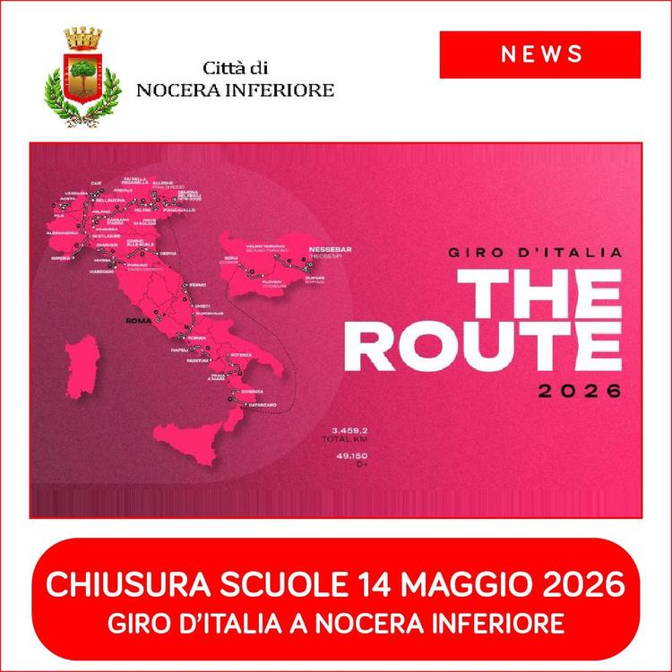 🚴‍♂️ 𝐆𝐢𝐫𝐨 𝐝’𝐈𝐭𝐚𝐥𝐢𝐚 𝐚 𝐍𝐨𝐜𝐞𝐫𝐚 𝐈𝐧𝐟𝐞𝐫𝐢𝐨𝐫𝐞: 𝐬𝐜𝐮𝐨𝐥𝐞 𝐜𝐡𝐢𝐮𝐬𝐞. In occasione del passaggio...