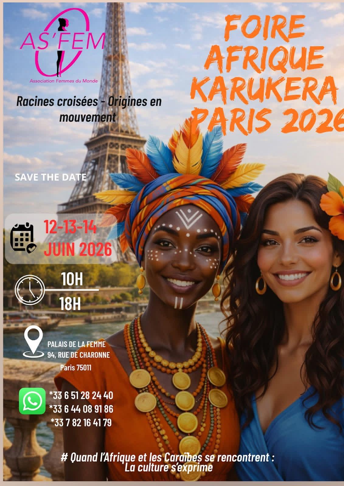 Notre semaine culturelle débute avec la&nbsp;Foire Afrique Karukera à Paris