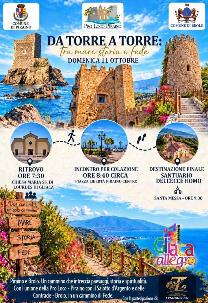📌 Da torre a torre…tra mare, storia e fede! 🗓️ Domenica 11 ottobre 2026
