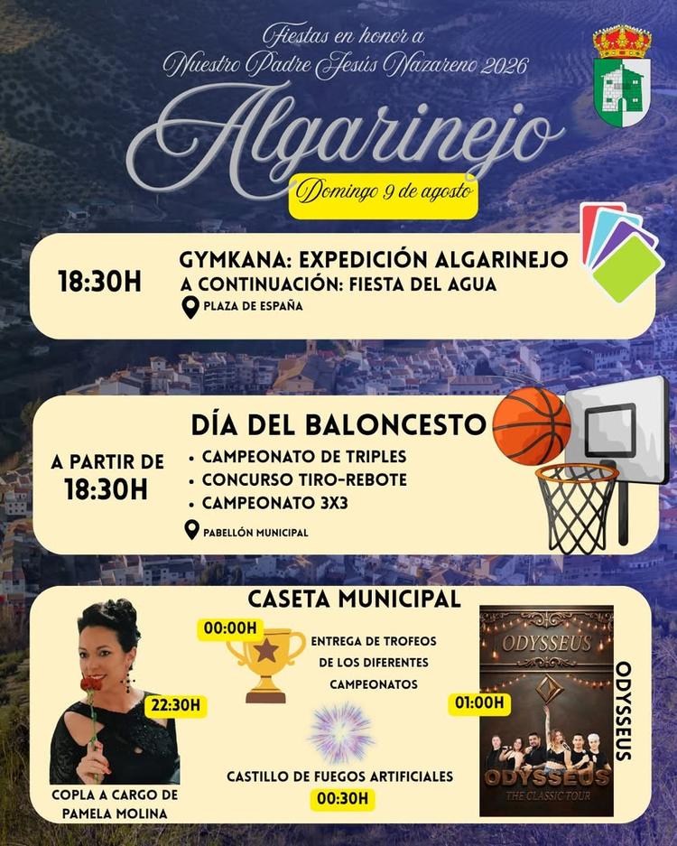 📅 DOMINGO 9 DE AGOSTO | El broche final 🎊 Hoy ponemos el broche final a nuestras Fiestas Patronales 2026. Han sido día...