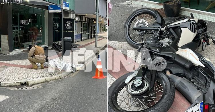 Homem morre após acidente de moto em Balneário Camboriú; condutor não tinha CNH