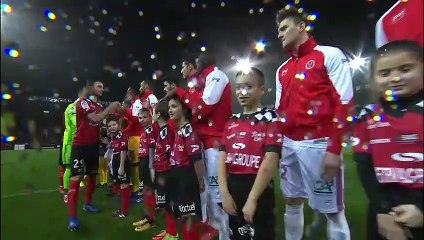 J22 EA Guingamp - Stade de Reims ( 0-1 ) - Résumé - (EAG - REIMS)   2018-19
