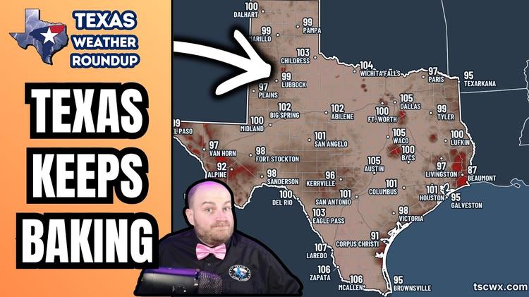 Bertha Brings Coastal Rain; Texas Heat Keeps Baking