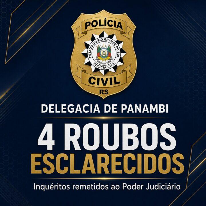 Polícia Civil desmantela quadrilha de roubos de Cruz Alta que atuava em Panambi e região