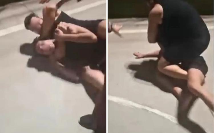 Homem espanca menino até desmaiar após briga com o filho por causa de futebol em praça de Goiânia, diz família