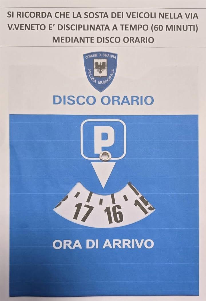 🛂 DISCO ORARIO VIA VITTORIO VENETO 🛂 ▶️ Si ricorda alla cittadinanza che la sosta nella via Vittorio Veneto è discipli...