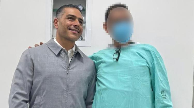 Omar García Harfuch visita en Cuernavaca a policías heridos tras operativo contra "Los Linos"