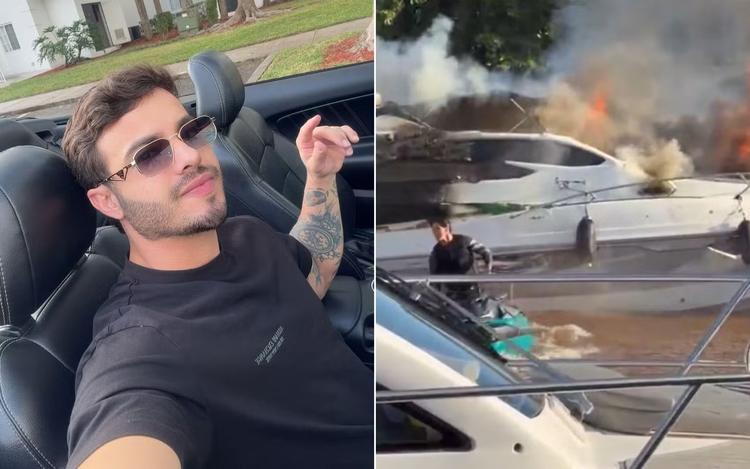 Cantor e compositor de famosos está entre os feridos após explosão de lancha