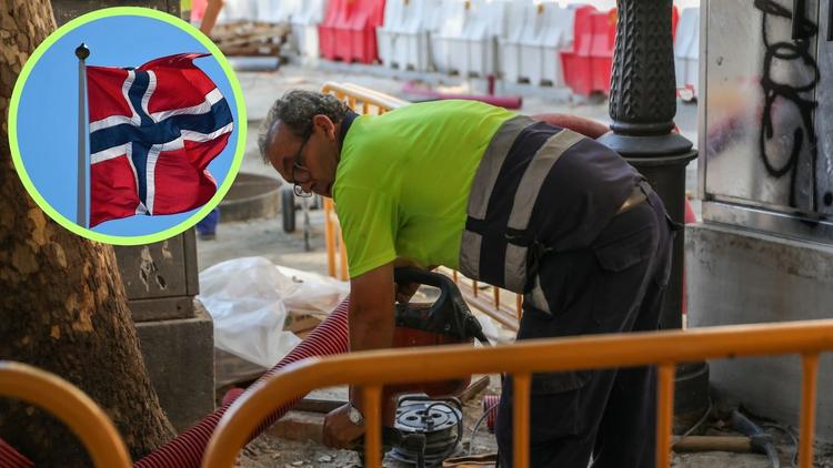 Pablo, español trabajando de albañil en Noruega: «El salario son 6.200 euros y trabajamos de 8 a 4»