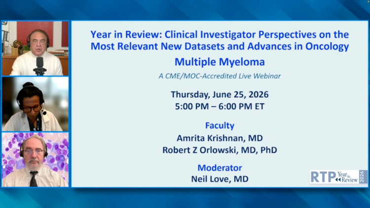 Multiple Myeloma — Year in Review Series on Relevant New Datasets and Advances