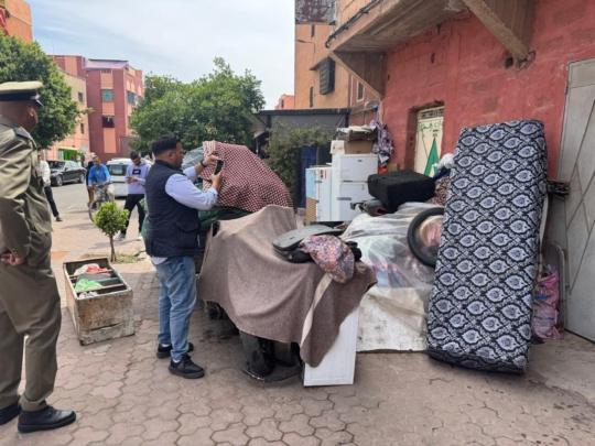 سلطات سيدي يوسف بن علي الجنوبي تواصل حملات تحرير الملك العمومي