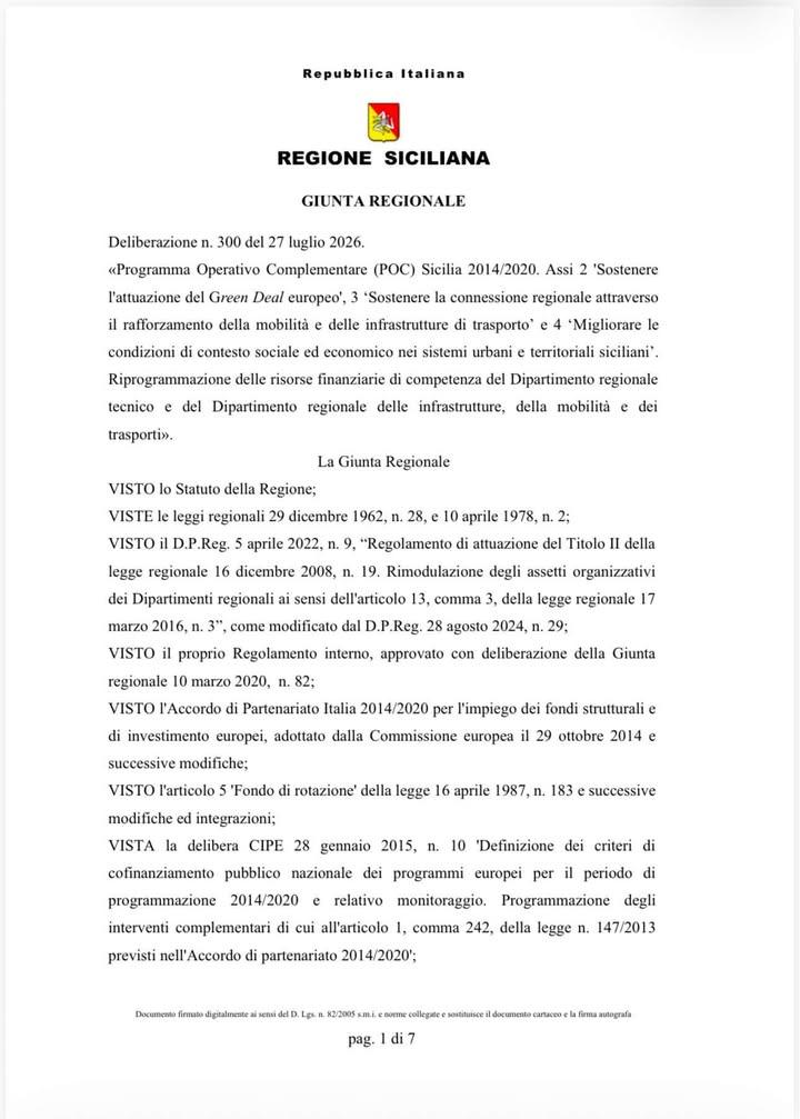 💰Finanziamenti a Piraino: Ancora una buona notizia per il nostro Comune! ✅La Giunta della Regione Siciliana, con la Del...