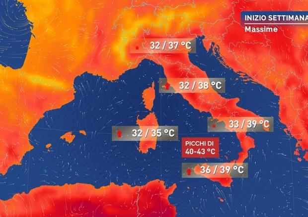 Quarta ondata di calore in arrivo in Campania: attesi picchi sopra i 35°C, come ripararsi dal caldo