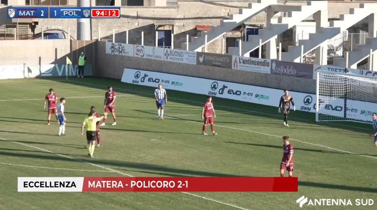 ▶️ Eccellenza Basilicata, Matera-Policoro 2-1: gli highlights