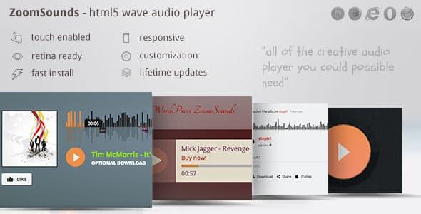 ZoomSounds: come funziona l’elegante lettore audio HTML5