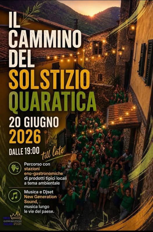 IL CAMMINO DEL SOLSTIZIO, una tradizione che illumina la prima notte d’estate! Incontro di mani e passione per le nostre...