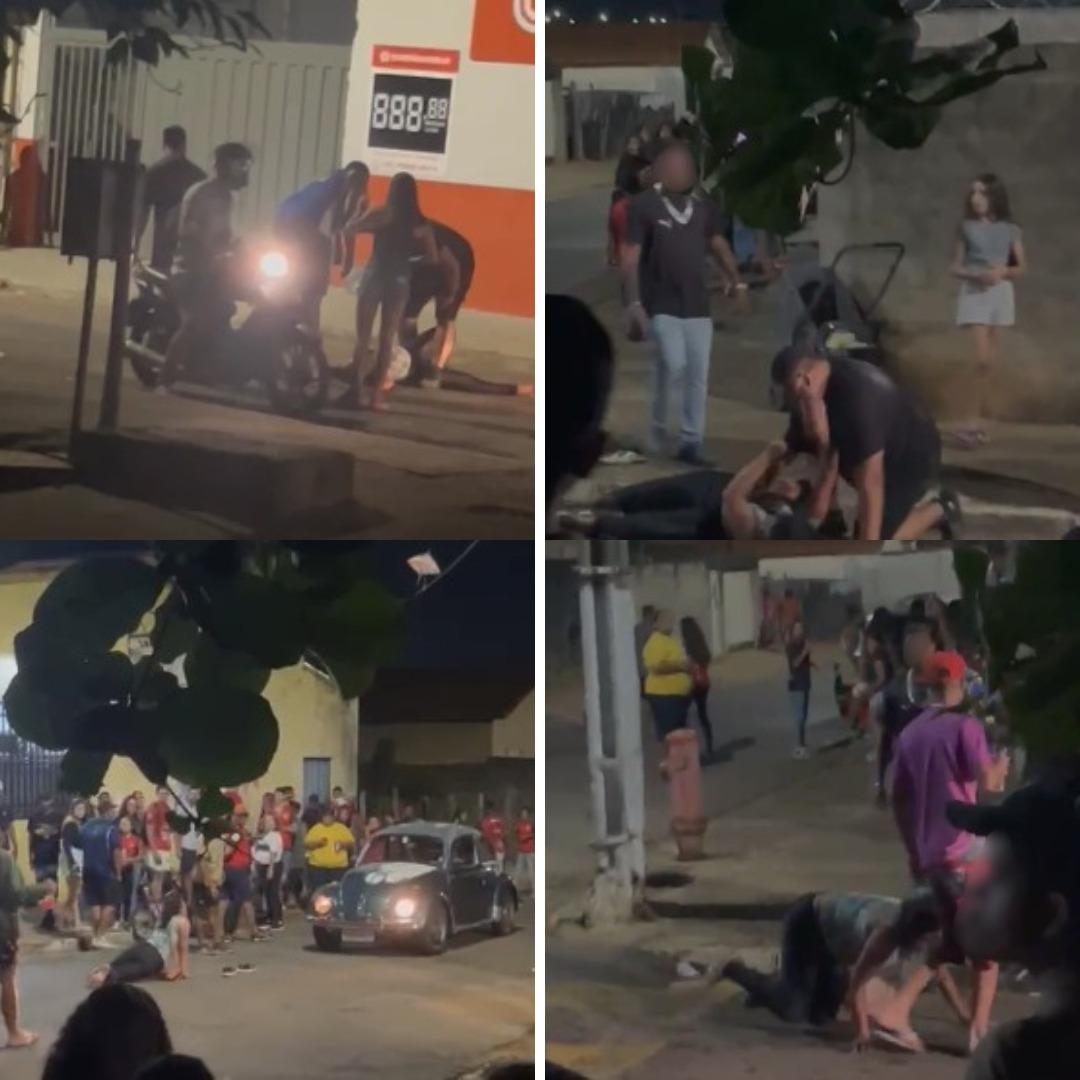 Briga generalizada deixa vários feridos no bairro Santa Edwirges