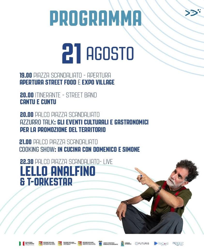 AZZURRO FOOD 2026 Prende il via la seconda giornata della XIII edizione di Azzurro Food, la manifestazione dedicata alla...