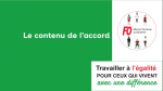 Le contenu de l'accord