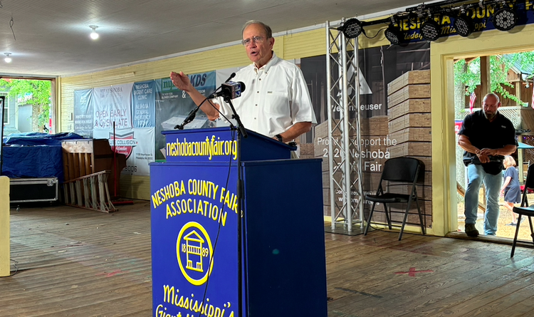 Hosemann harps on education, outlines redistricting agenda at Neshoba County Fair